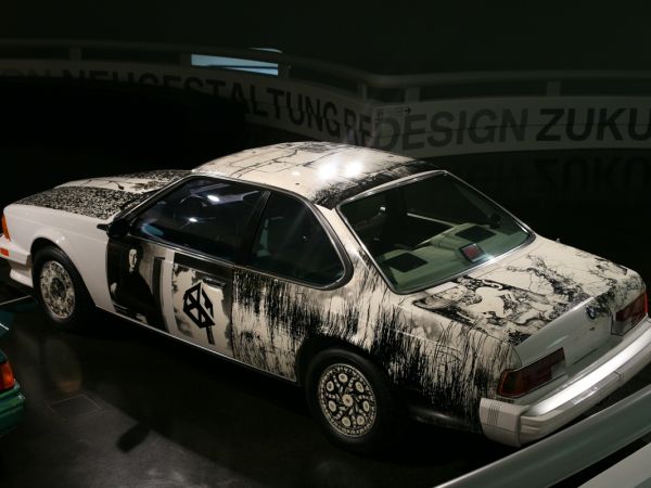 BMW 635 CSi - Robert Rauschenberg, Art Car, 1986